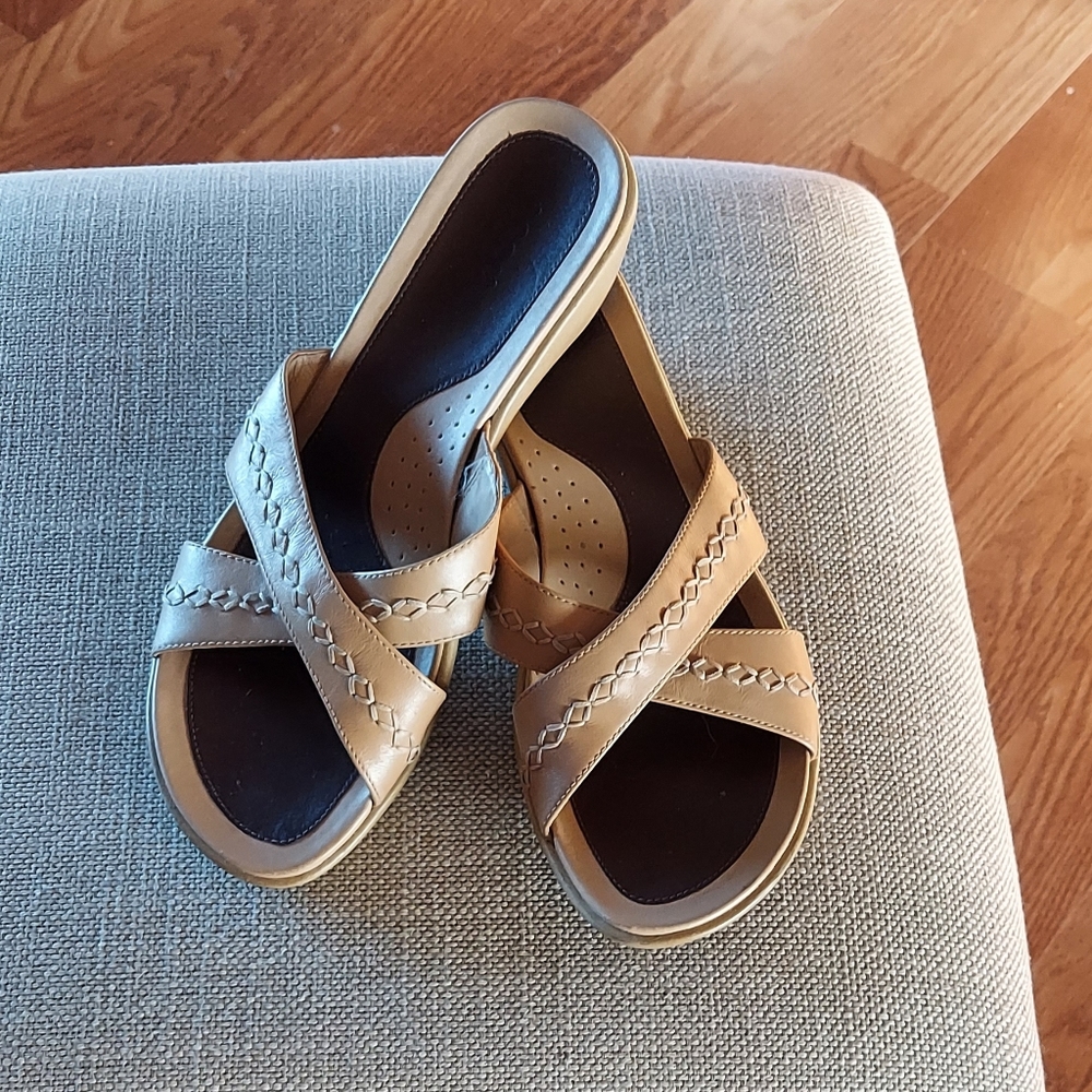 Ecco sandal heeled slide